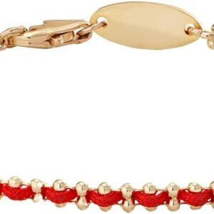 Dainty 18K Gold Bracelet for Women - Adjustable Lobster Clasp Fashion Accessory